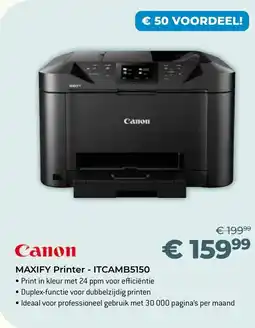 AUVA Canon Maxify Printer - ITCAMB5150 aanbieding