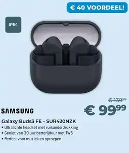 AUVA Samsung Galaxy Buds3 FE - SUR4ZoNZK aanbieding