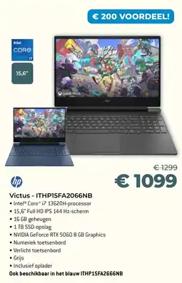 AUVA HP Victus ITHP15FA2066NB aanbieding