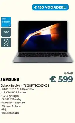 AUVA Samsung Galaxy Book4-ITSGNP750XGJKG5 aanbieding