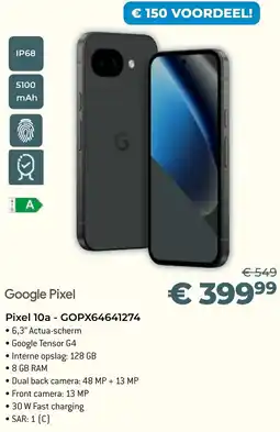 AUVA Google Pixel 10a - GOPX64641274 aanbieding