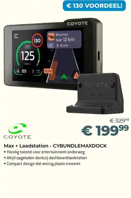 AUVA Max + Laadstation - CYBUNDLEMAXDOCK aanbieding