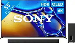Coolblue Sony Bravia 8 II 55 QD-OLED (2025) + Sony Bravia Theatre Bar 7 Zwart aanbieding