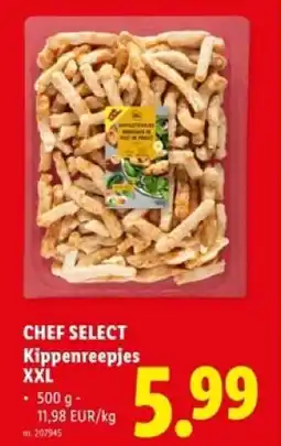 Lidl Chef select kippenreepjes xxl aanbieding