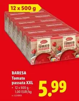 Lidl Baresa tomato passata xxl aanbieding