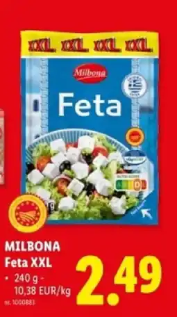 Lidl Milbona feta xxl aanbieding