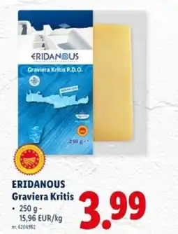 Lidl Eridanous graviera kritis aanbieding