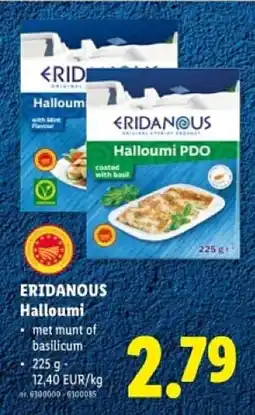 Lidl Eridanous halloumi aanbieding