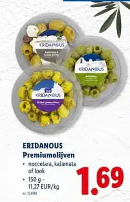 Lidl Eridanous premiumolijven aanbieding