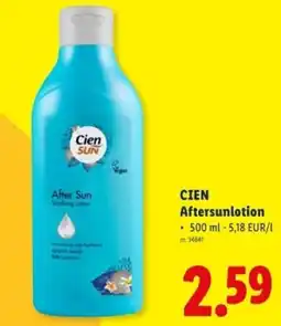 Lidl Cien aftersunlotion aanbieding
