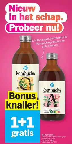 Albert Heijn AH Kombucha aanbieding
