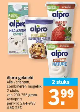 Albert Heijn Alpro gekoeld aanbieding