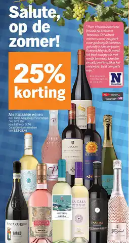 Albert Heijn Alle Italiaanse wijnen aanbieding