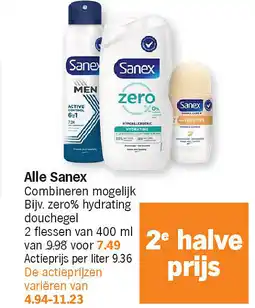 Albert Heijn Alle Sanex aanbieding