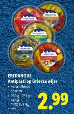 Lidl Antipasti op Griekse wijze aanbieding