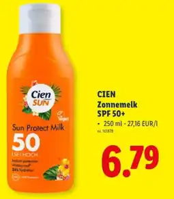 Lidl Zonnemelk SPF 50+ aanbieding