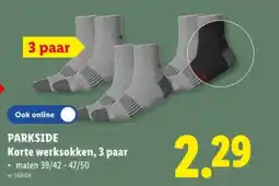 Lidl Korte werksokken, 3 paar aanbieding