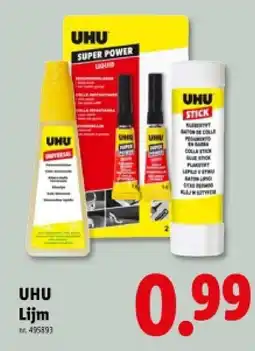 Lidl Lijm aanbieding