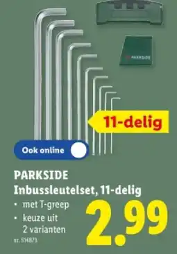Lidl Inbussleutelset, 11-delig aanbieding