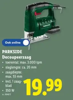 Lidl Decoupeerzaag aanbieding