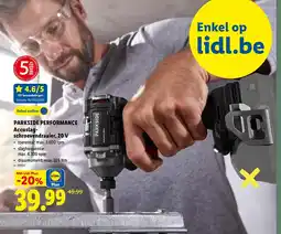 Lidl Accuslagschroevendraaier, 20 V aanbieding