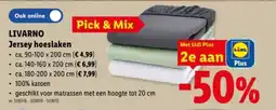 Lidl Jersey hoeslaken aanbieding