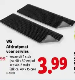 Lidl Afdruipmat voor servies aanbieding