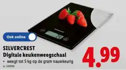 Lidl Digitale keukenweegschaal aanbieding