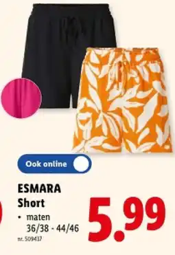 Lidl Short aanbieding
