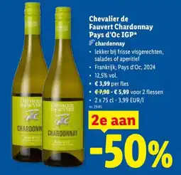 Lidl Fauvert Chardonnay Pays d'Oc IGP aanbieding