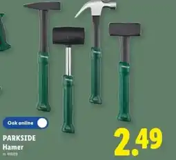 Lidl Parkside hamer aanbieding