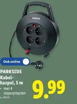 Lidl Parkside kabel- haspel aanbieding