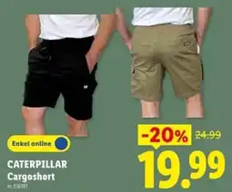 Lidl Caterpillar cargoshort aanbieding