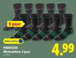 Lidl Parkside werksokken aanbieding