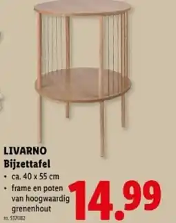 Lidl Livarno bijzettafel aanbieding