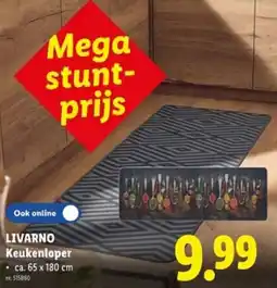 Lidl Livarno keukenloper aanbieding