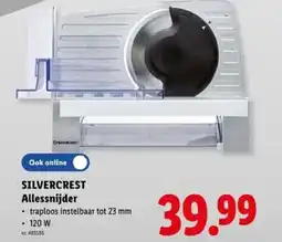Lidl Silvercrest allessnijder aanbieding