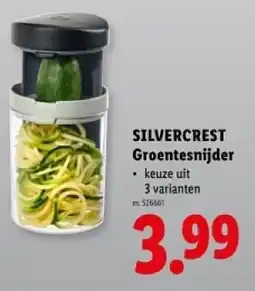 Lidl Silvercrest groentesnijder aanbieding