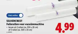 Lidl Silvercrest folierollen voor vacuümmachine aanbieding