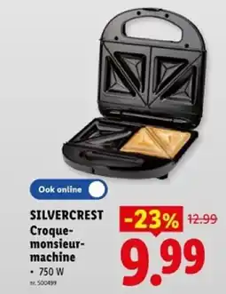 Lidl Silvercrest croque- monsieur- machine aanbieding