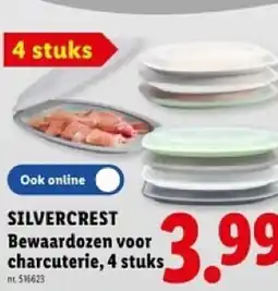 Lidl Silvercrest bewaardozen voor charcuterie aanbieding