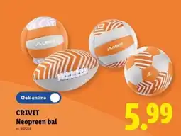 Lidl Crivit neopreen bal aanbieding