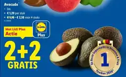 Lidl Avocado aanbieding