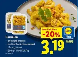 Lidl Garnalen aanbieding