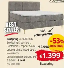 BE-Okay Boxspring aanbieding