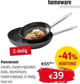 BE-Okay Pannenset aanbieding