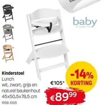 BE-Okay Kinderstoel aanbieding