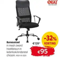 BE-Okay Bureaustoel aanbieding
