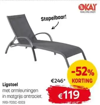 BE-Okay Ligstoel aanbieding