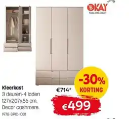 BE-Okay Kleerkast aanbieding